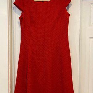 Red Cap Sleeve Dress